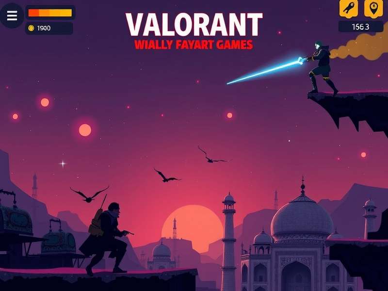 VALORANT gameplay on a laptop in an Indian gaming setup