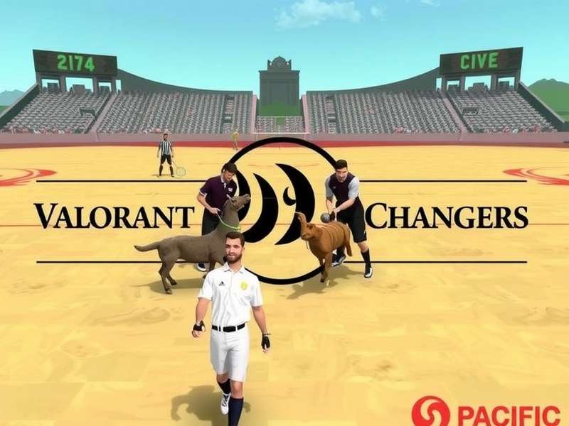 VALORANT Game Changers 2024 Pacific teams competing on stage