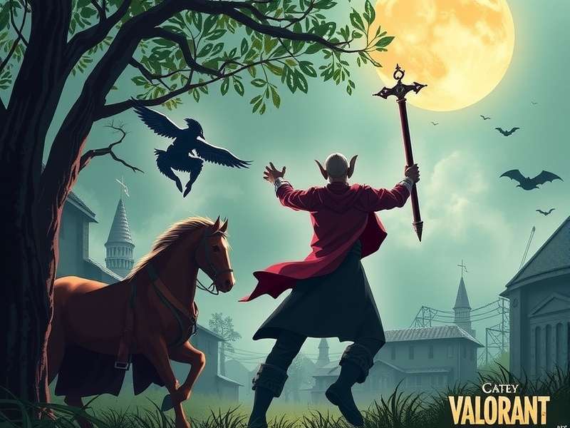 Close-up of a high-end gaming PC setup with RGB lighting running VALORANT