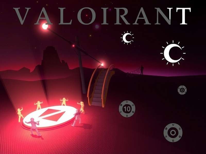 VALORANT Game key art showing agents Jett and Phoenix