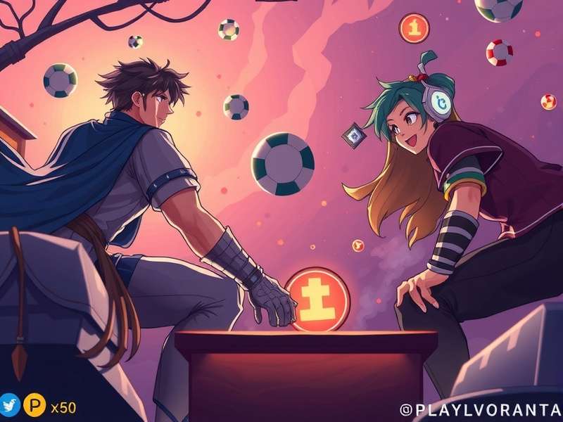 Professional VALORANT esports match with players focusing intensely