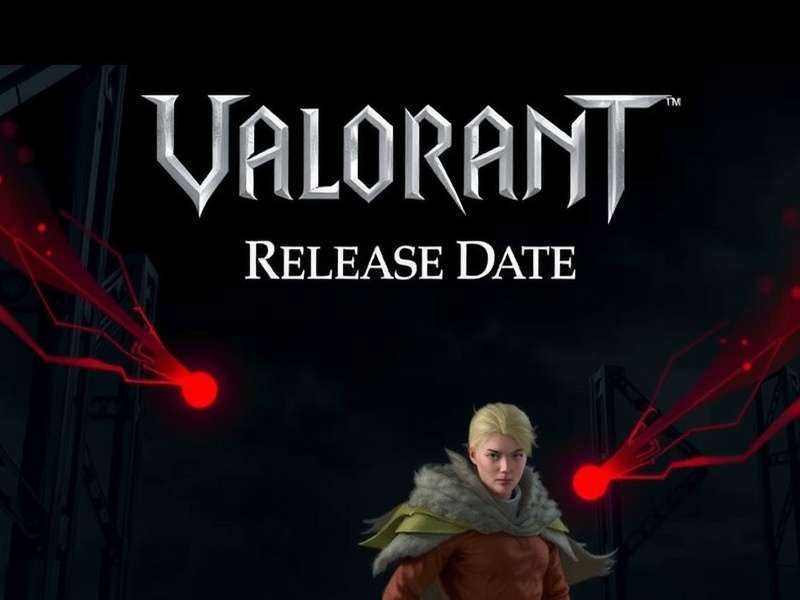 VALORANT Game Launch Celebration with neon lights and characters