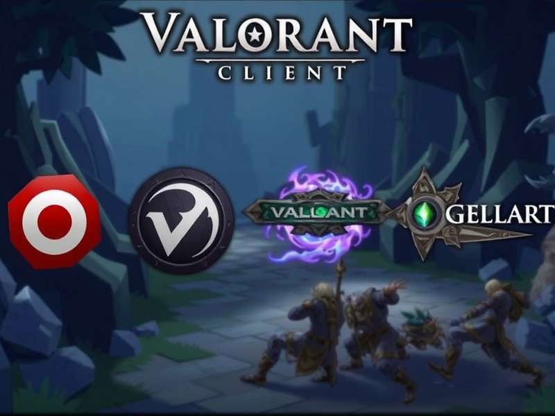Valorant Client Download dashboard showing game launcher and play button